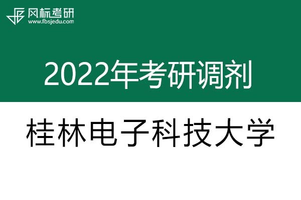 桂林電子科技大學(xué)2022年考研調(diào)劑信息：設(shè)計學(xué)、藝術(shù)設(shè)計