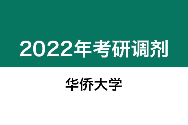 華僑大學(xué)2022年考研調(diào)劑信息：藝術(shù)設(shè)計、美術(shù)